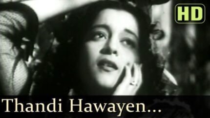 Thandi Hawayein | Naujawan | Lata | S.D. Burman | Old is Gold Hits
