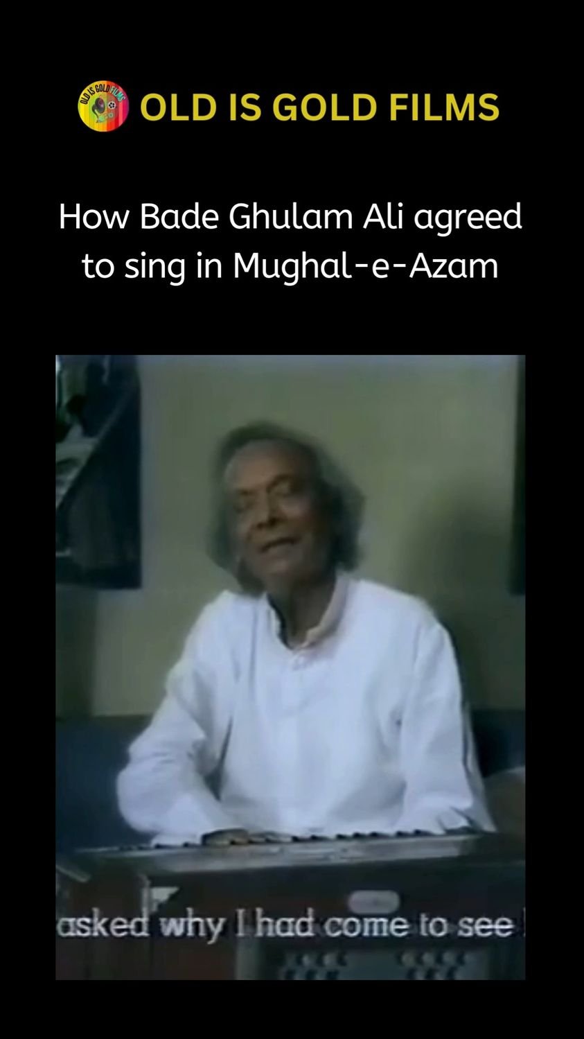 How Bade Ghulam Ali agreed to sing in Mughal-e-Azam